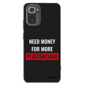 Picasee silikonový průhledný obal pro Xiaomi Redmi Note 10 - More PLASTENCIAGA