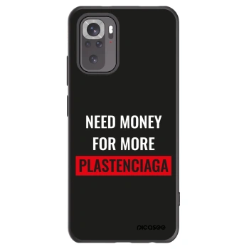 Picasee silikonový černý obal pro Xiaomi Redmi Note 10S - More PLASTENCIAGA