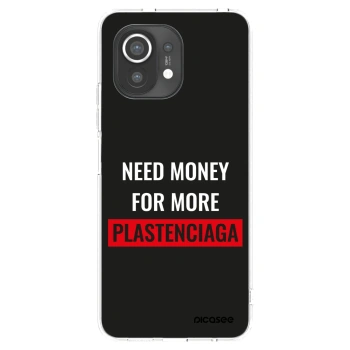 Picasee silikonový průhledný obal pro Xiaomi Mi 11 - More PLASTENCIAGA