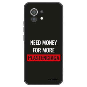 Picasee silikonový černý obal pro Xiaomi Mi 11 - More PLASTENCIAGA