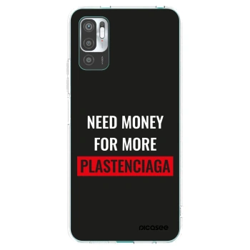 Picasee silikonový průhledný obal pro Xiaomi Redmi Note 10 5G - More PLASTENCIAGA
