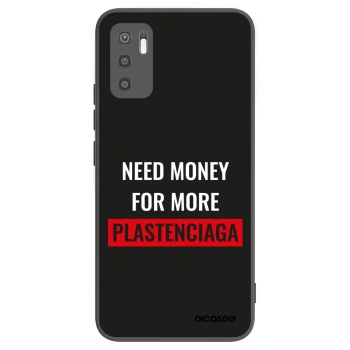Picasee silikonový černý obal pro Xiaomi Redmi Note 10 5G - More PLASTENCIAGA