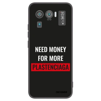 Picasee silikonový černý obal pro Xiaomi Mi 11 Ultra - More PLASTENCIAGA