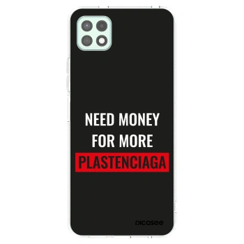 Picasee silikonový průhledný obal pro Samsung Galaxy A22 A226B 5G - More PLASTENCIAGA