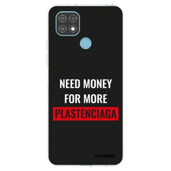 Picasee silikonový průhledný obal pro Realme C21 - More PLASTENCIAGA