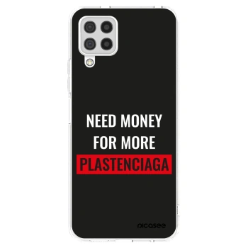 Picasee silikonový průhledný obal pro Samsung Galaxy A22 A225F 4G - More PLASTENCIAGA