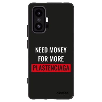 Picasee silikonový černý obal pro Xiaomi 11T Pro - More PLASTENCIAGA