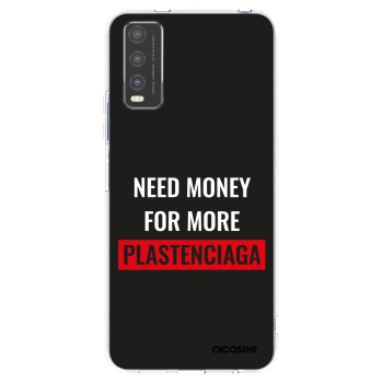 Picasee silikonový průhledný obal pro Vivo Y20s - More PLASTENCIAGA