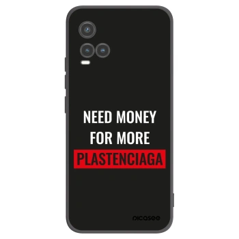 Picasee silikonový černý obal pro Vivo Y33s - More PLASTENCIAGA