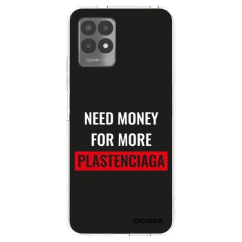 Picasee silikonový průhledný obal pro Realme 8i - More PLASTENCIAGA