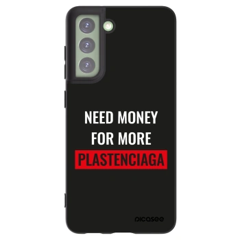 Picasee silikonový černý obal pro Samsung Galaxy S21 FE 5G - More PLASTENCIAGA