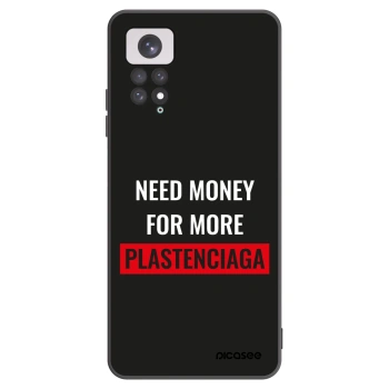 Picasee silikonový černý obal pro Xiaomi Redmi Note 11 - More PLASTENCIAGA