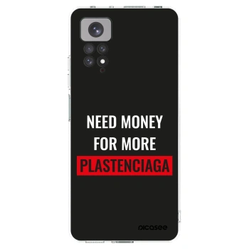 Picasee silikonový průhledný obal pro Xiaomi Redmi Note 11 - More PLASTENCIAGA