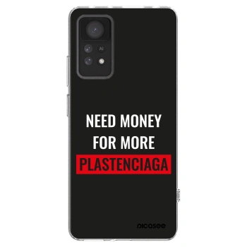 Picasee silikonový průhledný obal pro Xiaomi Redmi Note 11 Pro 5G - More PLASTENCIAGA