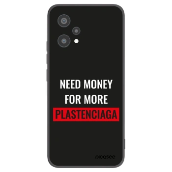 Picasee silikonový černý obal pro Realme 9 Pro 5G - More PLASTENCIAGA