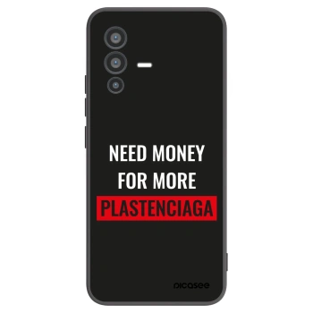 Picasee silikonový černý obal pro Vivo V23 5G - More PLASTENCIAGA