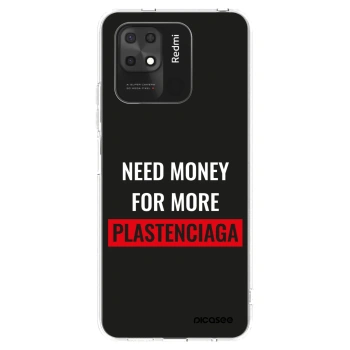 Picasee silikonový průhledný obal pro Xiaomi Redmi 10C - More PLASTENCIAGA