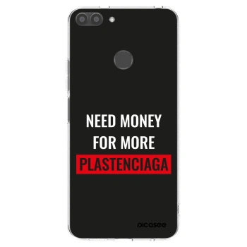 Picasee silikonový průhledný obal pro Huawei P Smart - More PLASTENCIAGA