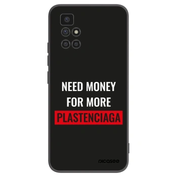 Picasee silikonový černý obal pro Xiaomi Redmi 10 (2022) - More PLASTENCIAGA