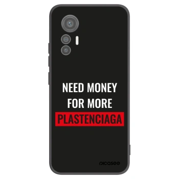 Picasee silikonový černý obal pro Xiaomi 12 Lite - More PLASTENCIAGA