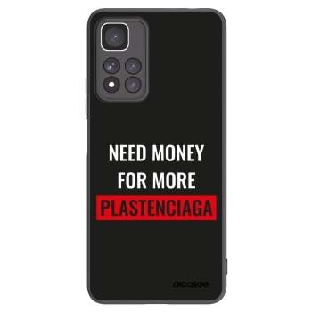 Picasee silikonový černý obal pro Xiaomi Redmi Note 11 Pro+ 5G - More PLASTENCIAGA