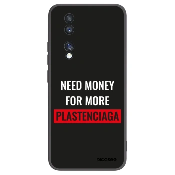 Picasee silikonový černý obal pro Honor 70 - More PLASTENCIAGA