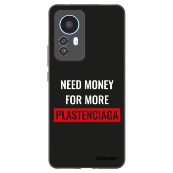 Picasee silikonový černý obal pro Xiaomi 12T - More PLASTENCIAGA