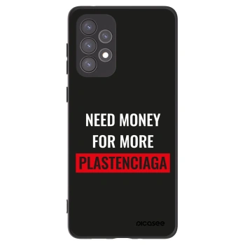 Picasee silikonový černý obal pro Samsung Galaxy A73 5G - More PLASTENCIAGA