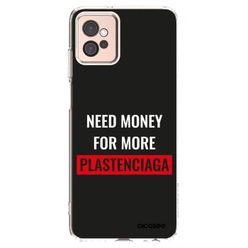 Picasee silikonový průhledný obal pro Motorola Moto G32 - More PLASTENCIAGA