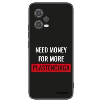 Picasee silikonový černý obal pro Xiaomi Poco X5 - More PLASTENCIAGA
