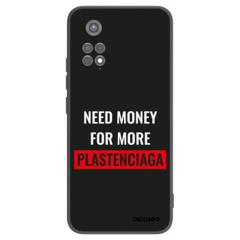 Picasee silikonový černý obal pro Xiaomi Redmi Note 11S 5G - More PLASTENCIAGA