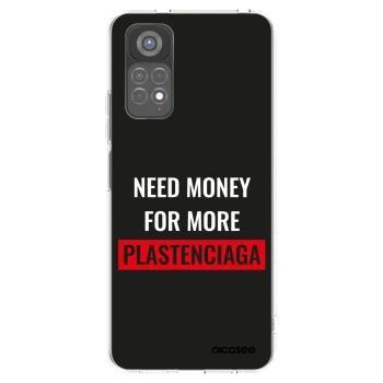 Picasee silikonový průhledný obal pro Xiaomi Redmi Note 11S 5G - More PLASTENCIAGA