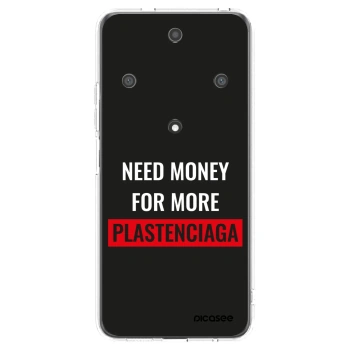 Picasee silikonový průhledný obal pro Honor Magic5 Lite 5G - More PLASTENCIAGA