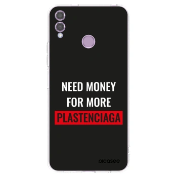 Picasee silikonový průhledný obal pro Honor 8X - More PLASTENCIAGA