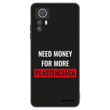 Picasee silikonový černý obal pro Xiaomi Redmi Note 12S - More PLASTENCIAGA