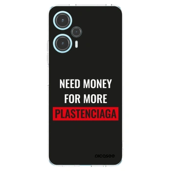 Picasee silikonový průhledný obal pro Xiaomi Poco F5 - More PLASTENCIAGA