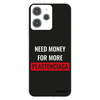 Picasee silikonový průhledný obal pro Xiaomi Redmi 12 4G - More PLASTENCIAGA