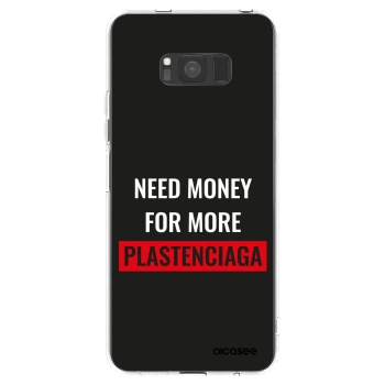 Picasee silikonový průhledný obal pro Samsung Galaxy S8 G950F - More PLASTENCIAGA