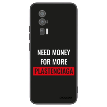 Picasee silikonový černý obal pro Xiaomi Poco F5 Pro 5G - More PLASTENCIAGA