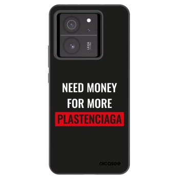 Picasee silikonový černý obal pro Xiaomi 13T - More PLASTENCIAGA