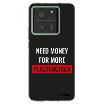 Picasee silikonový průhledný obal pro Xiaomi 13T - More PLASTENCIAGA