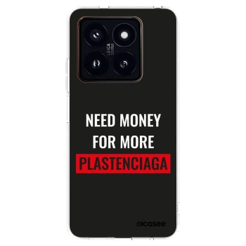 Picasee silikonový průhledný obal pro Xiaomi 14 Pro - More PLASTENCIAGA