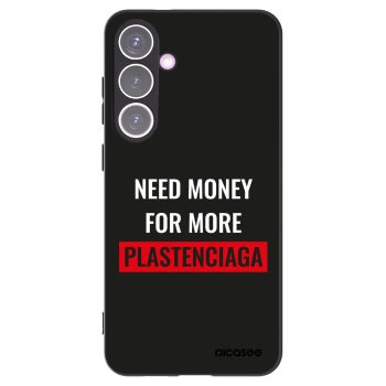 Picasee silikonový černý obal pro Samsung Galaxy S24+ S926B 5G - More PLASTENCIAGA