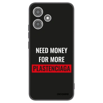 Picasee silikonový černý obal pro Xiaomi Redmi 12 5G - More PLASTENCIAGA