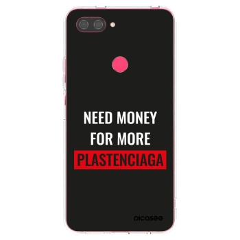 Picasee silikonový průhledný obal pro Xiaomi Mi 8 Lite - More PLASTENCIAGA