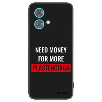 Picasee silikonový černý obal pro Motorola Edge 40 Neo - More PLASTENCIAGA