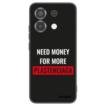 Picasee silikonový černý obal pro Xiaomi Poco X6 - More PLASTENCIAGA