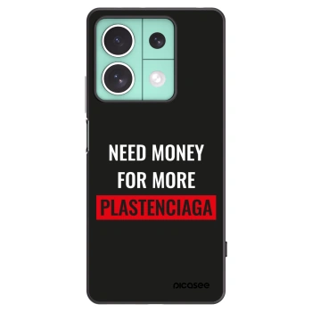 Picasee silikonový černý obal pro Xiaomi Redmi Note 13 5G - More PLASTENCIAGA