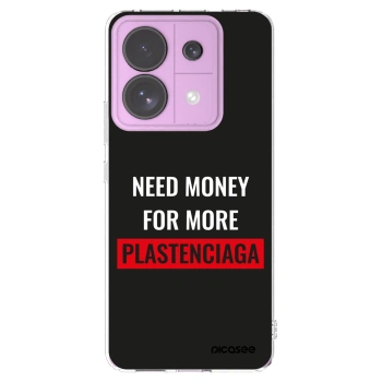 Picasee silikonový průhledný obal pro Xiaomi Redmi Note 13 Pro 5G - More PLASTENCIAGA
