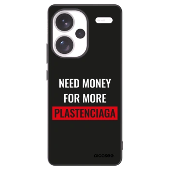 Picasee silikonový černý obal pro Xiaomi Redmi Note 13 Pro+ 5G - More PLASTENCIAGA